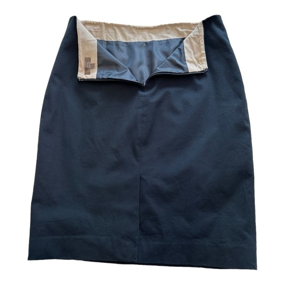 Cortefiel Basics Flat Front A-Line Skirt Midi High Rise Zipper Pockets - EUR 42 - Picture 4 of 11